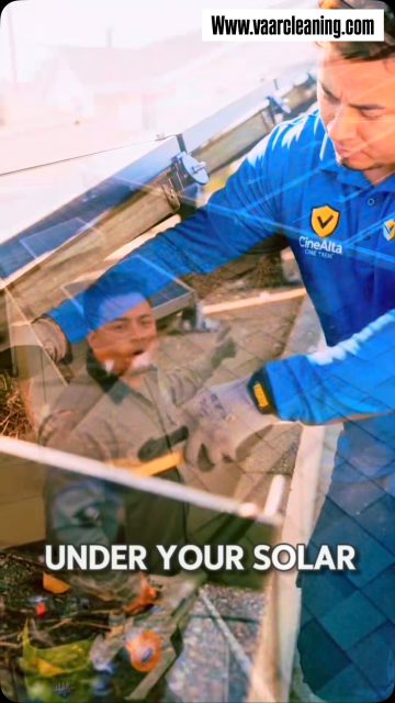 🦅 BIRDS UNDER YOUR SOLAR PANELS? DON’T WAIT UNTIL IT COSTS YOU! ☀️#  #solarpanelmaintenance #newjersey #longinsland #valleystreamny reelvideo